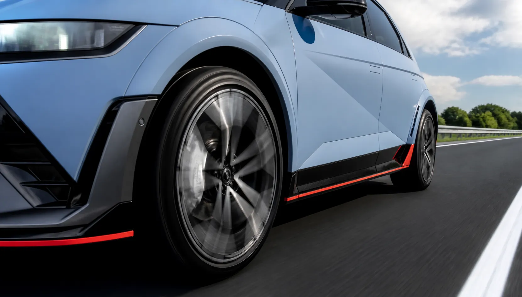 Smaller wheels improved the Hyundai Ioniq 5 N's highway efficiency by 12%