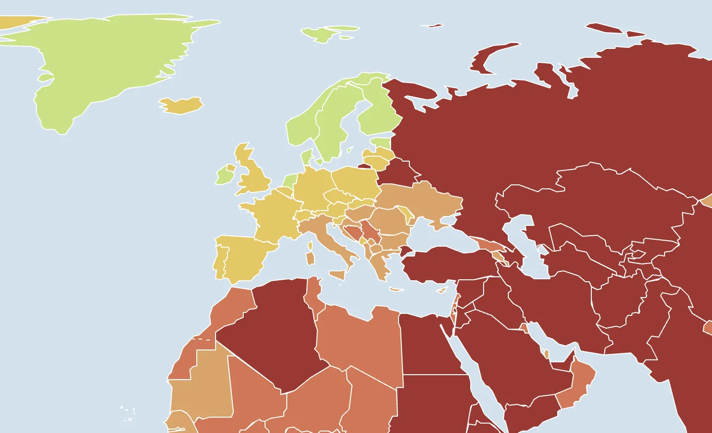 Украина поднялась в мировом рейтинге свободы прессы