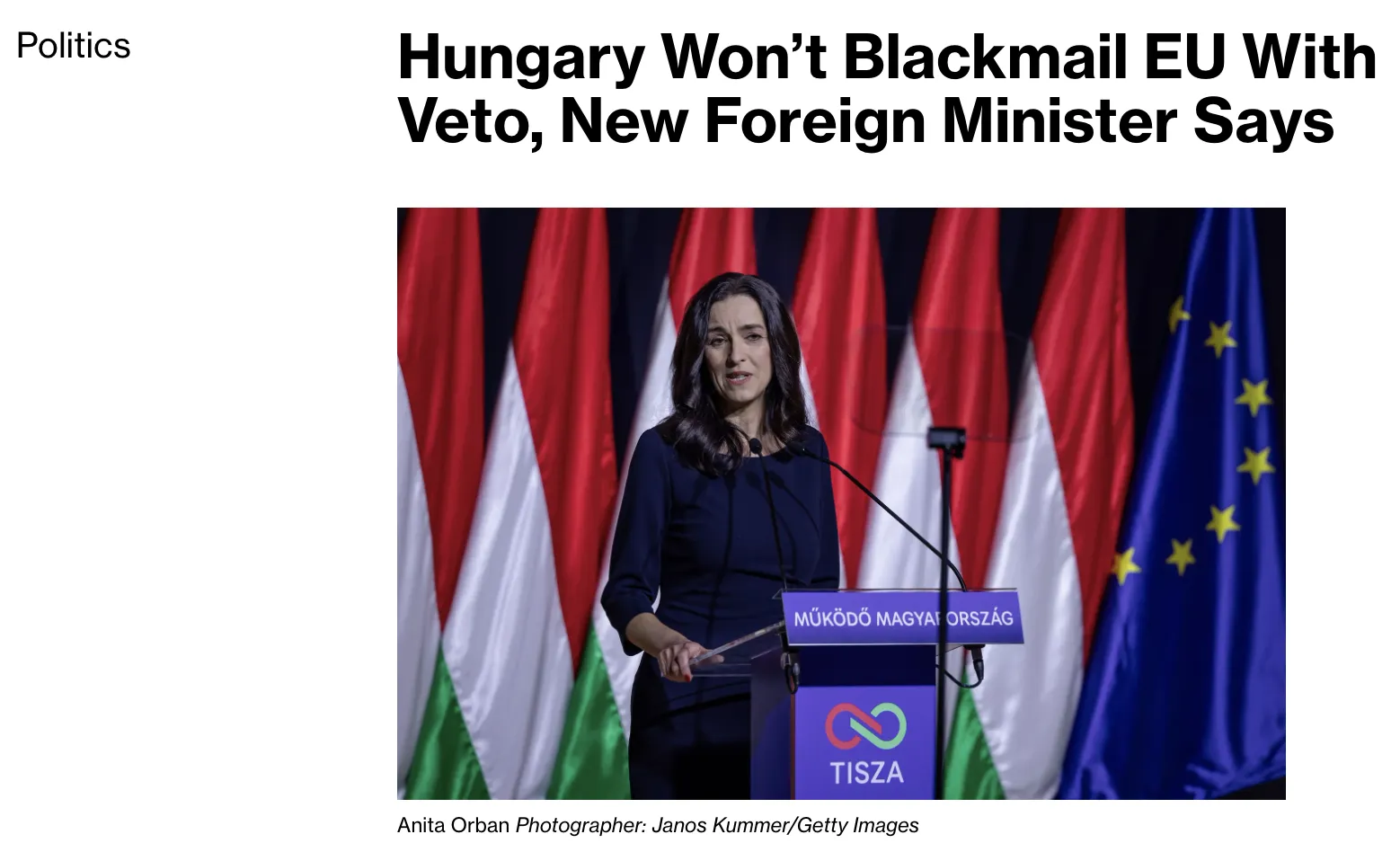 Угорщина заявила про відмову від тиску в ЄС – Bloomberg