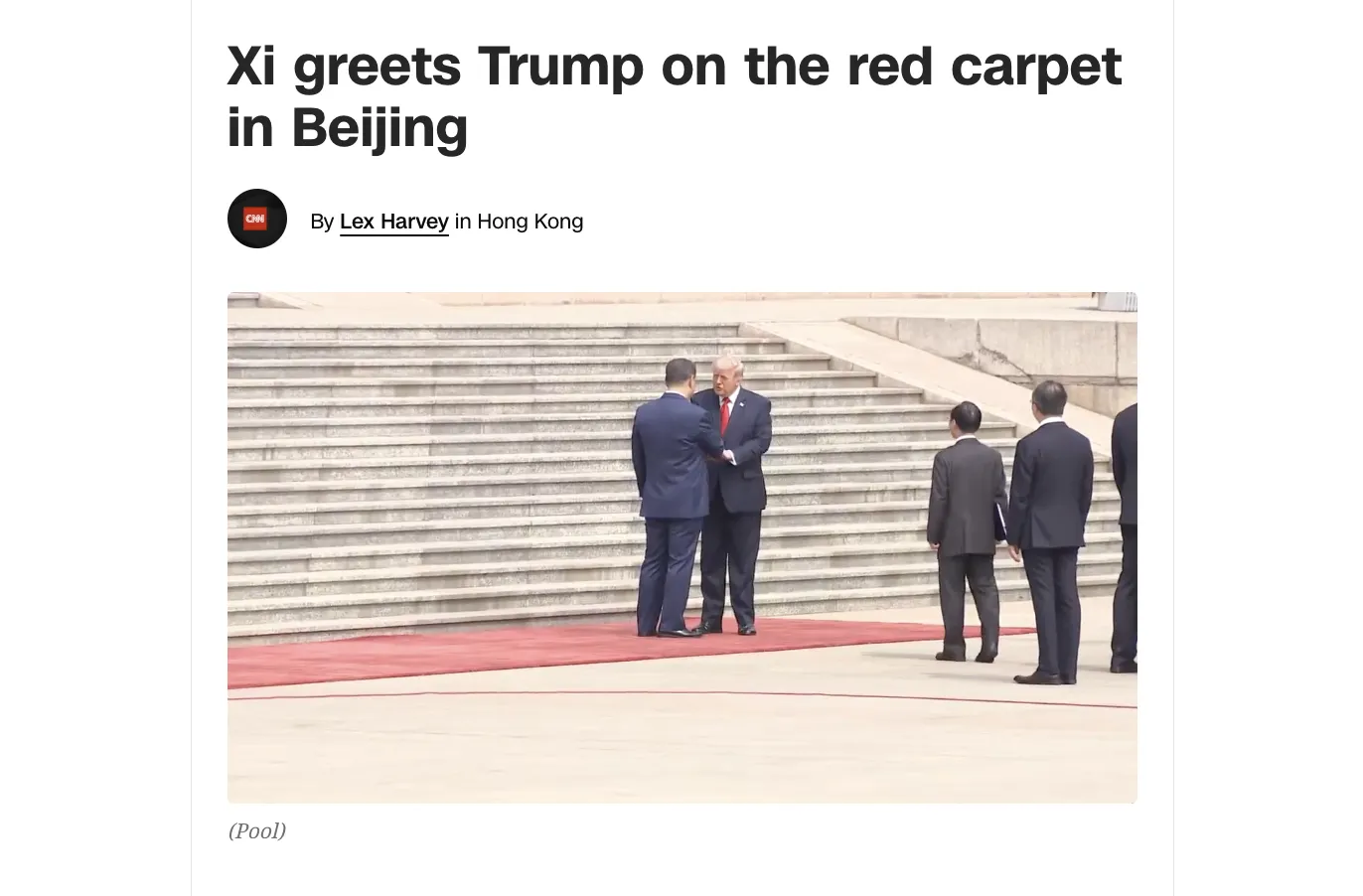 Trump met with Xi Jinping in Beijing — CNN