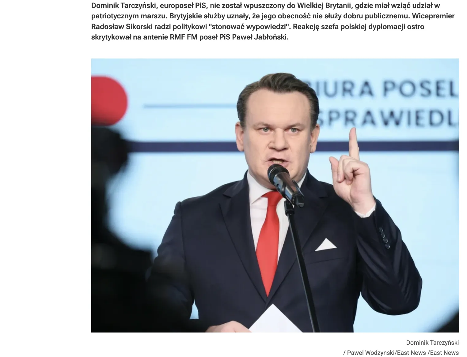 Britain has barred a Polish MEP from entering the country ahead of a far-right march