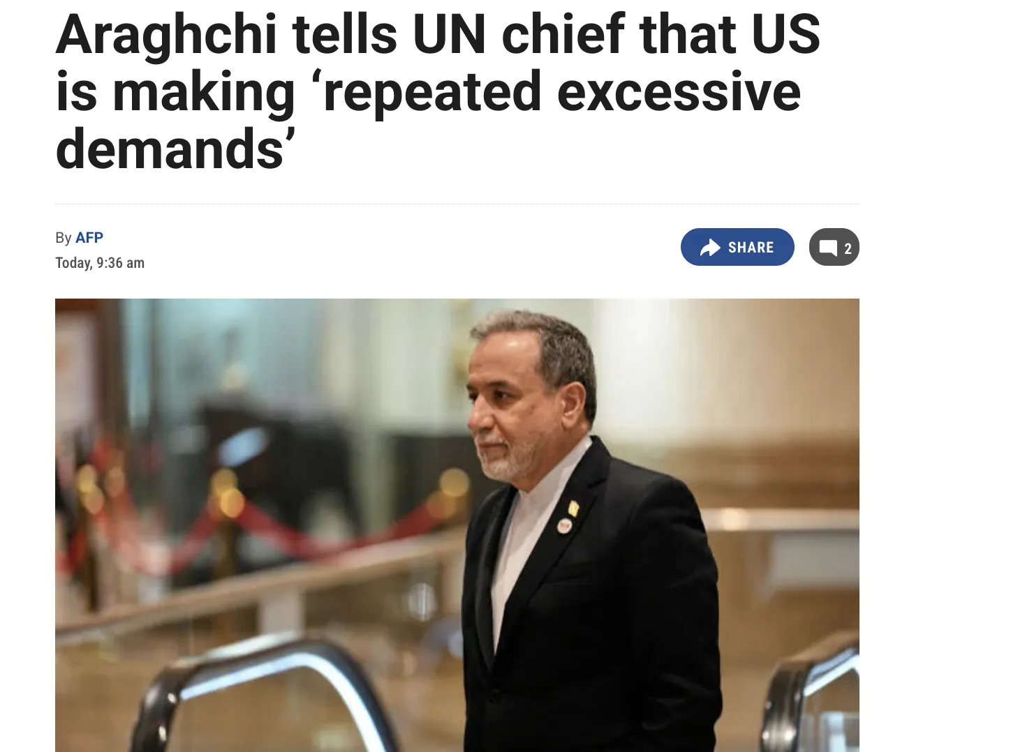 Иран обвинил США в давлении во время переговоров – The Times of Israel