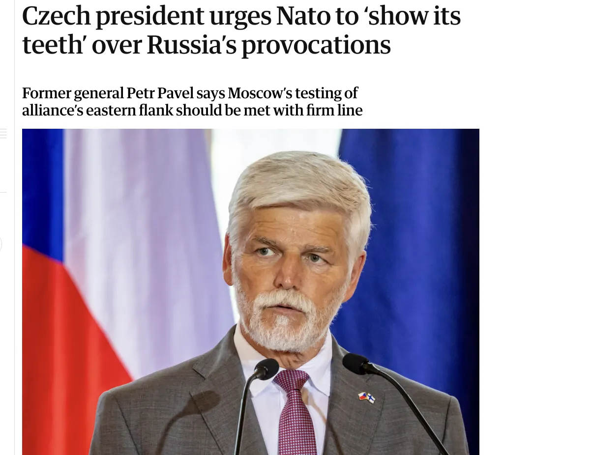 Президент Чехии призвал НАТО отключить РФ от интернета
