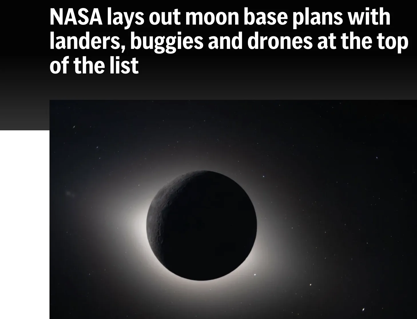 NASA has unveiled plans to establish the first permanent base on the Moon — Associated Press