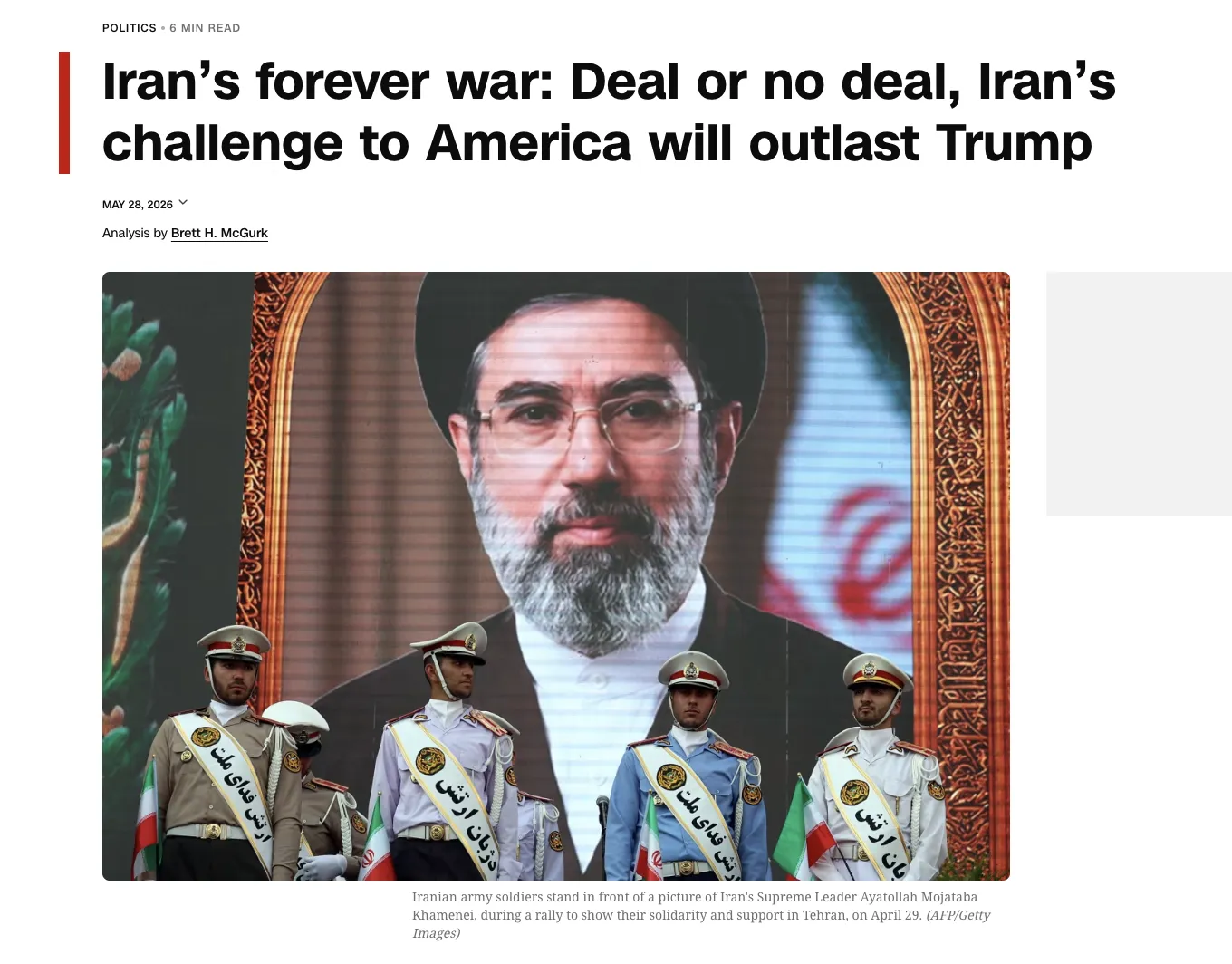 Iran will never back down from confrontation with the U.S. and Israel — CNN
