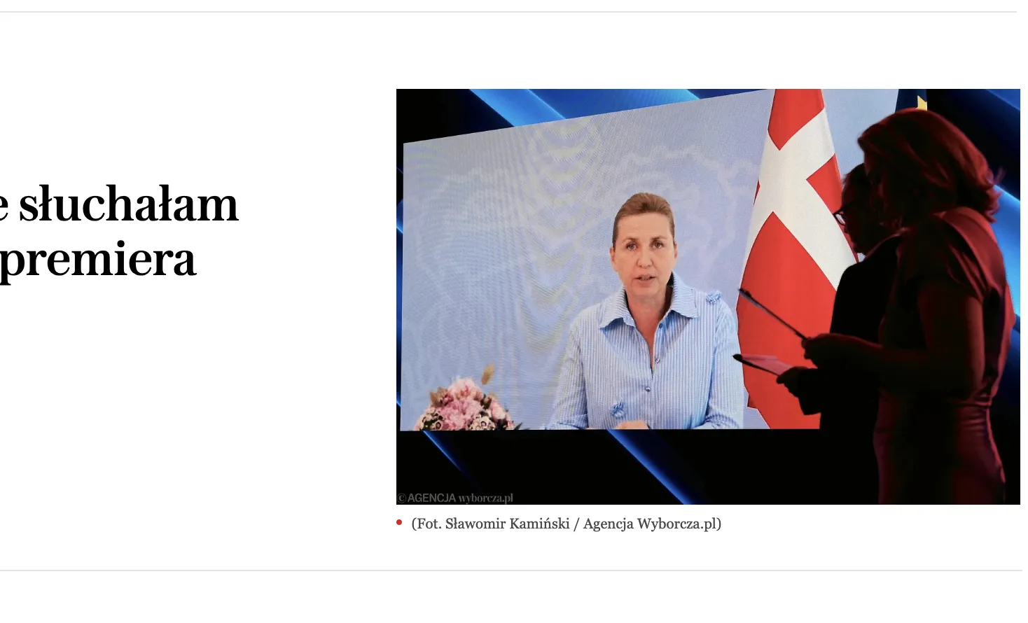 The Danish Prime Minister warned of the risk of a new wave of Russian aggression against Europe