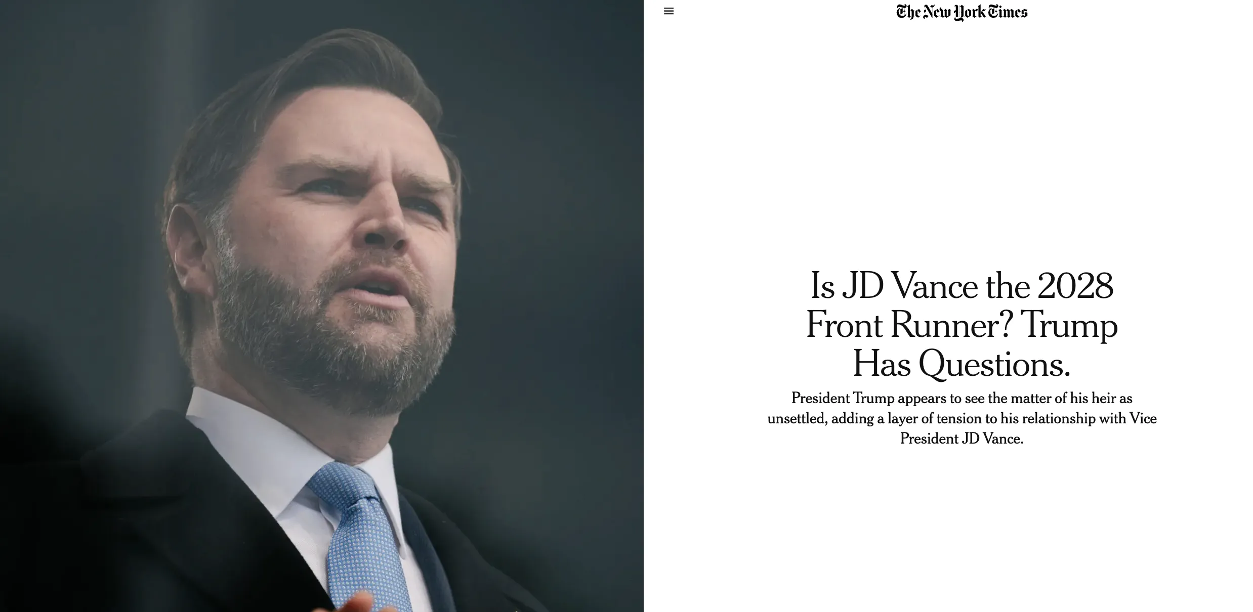Trump is considering two candidates as possible successors — NYT