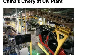 Nissan може почати випуск китайських авто Chery на заводі у Британії — Bloomberg