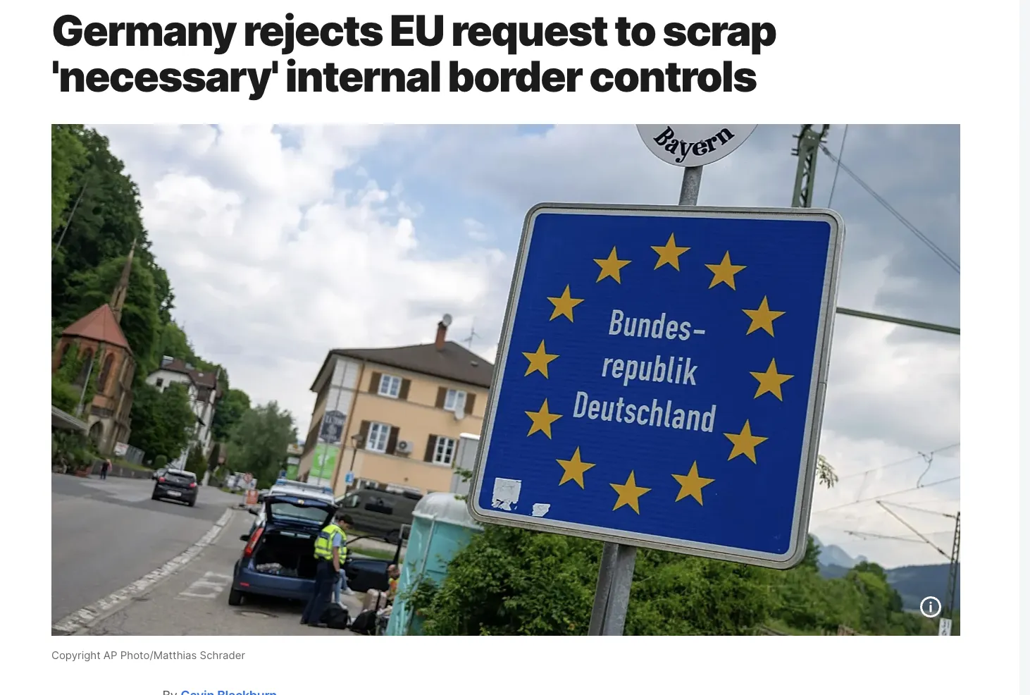 Німеччина зберігає прикордонний контроль попри вимоги Єврокомісії