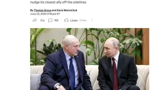 WSJ: Росія посилює тиск на Лукашенка для відкриття другого фронту