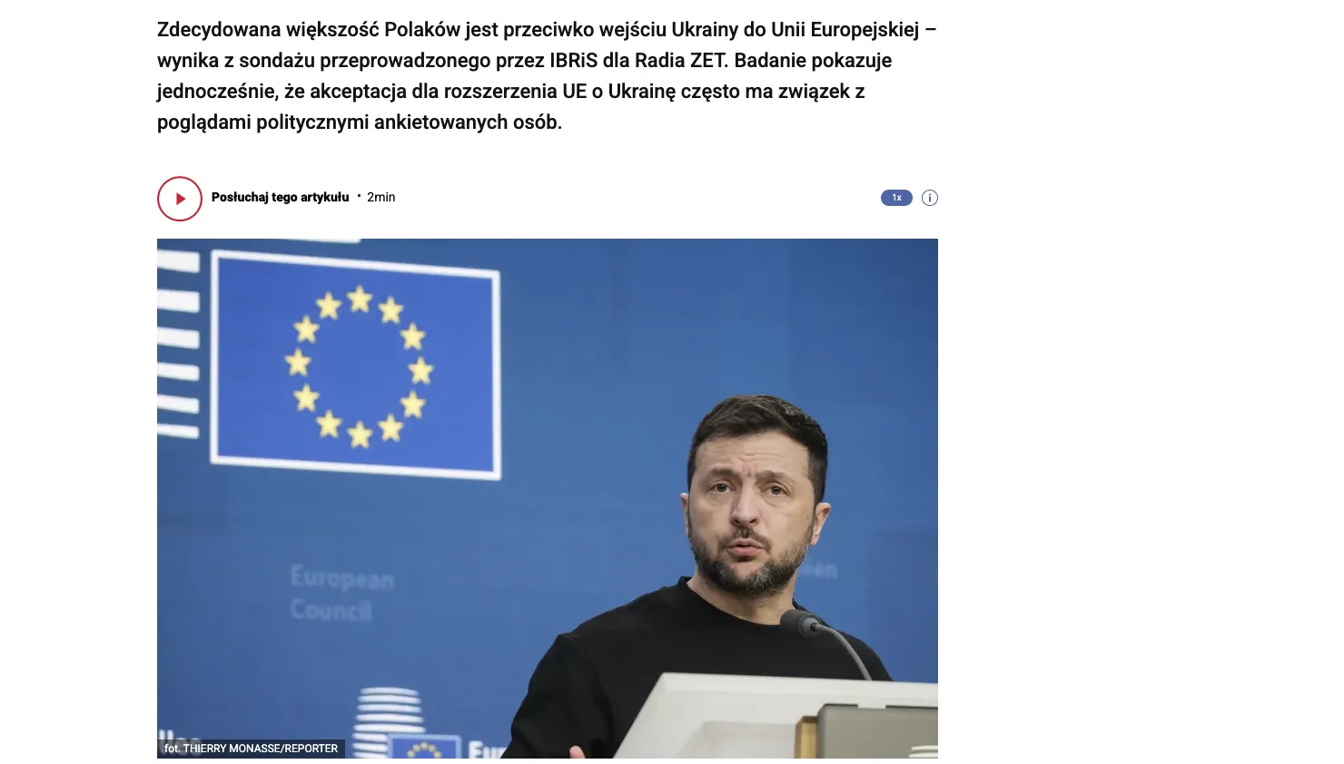 Большинство поляков выступают против вступления Украины в ЕС