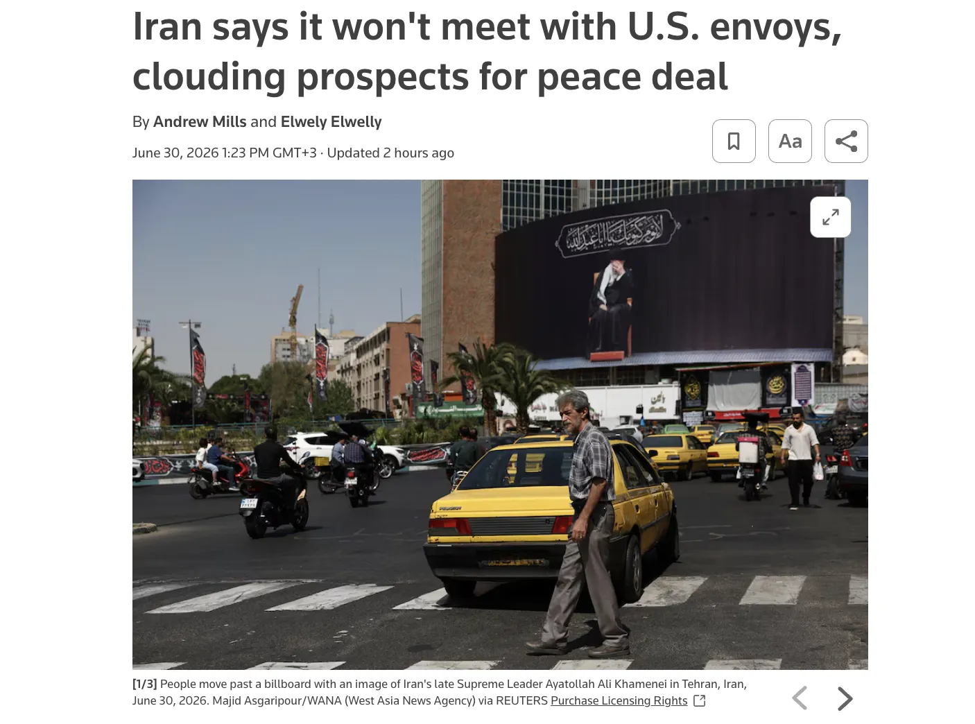 Иран выдвинул США новые условия для продолжения переговоров — Reuters