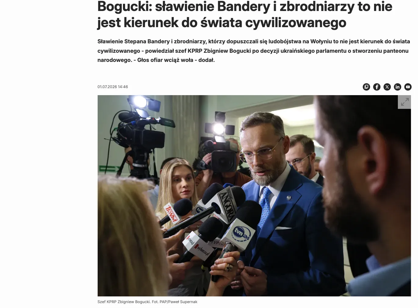 Navrotsky's organization referred to western Ukraine as Eastern Lesser Poland