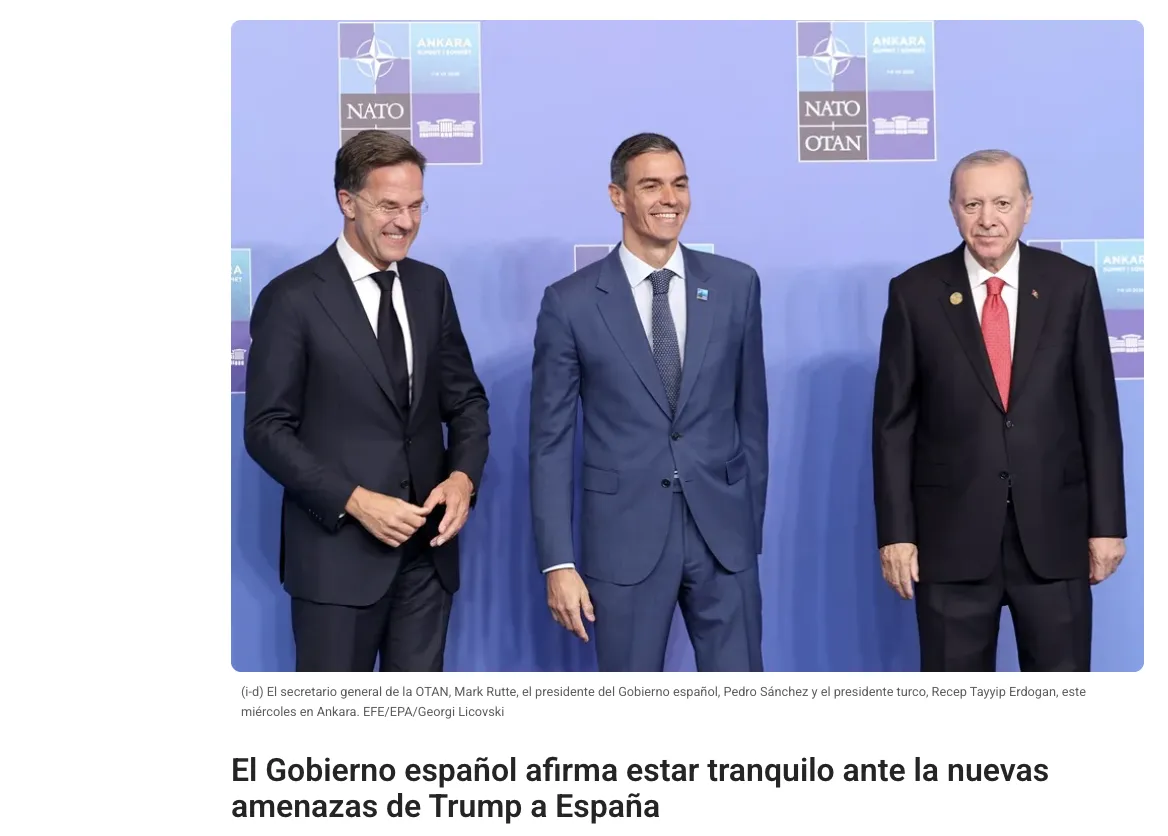 Spain has responded to Trump's new trade threats