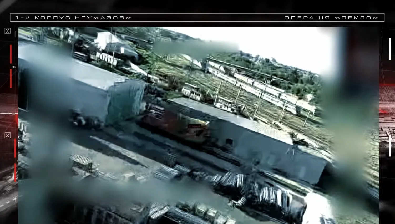 Video: Azov Strikes Russian Army Supply Base in Donetsk Oblast