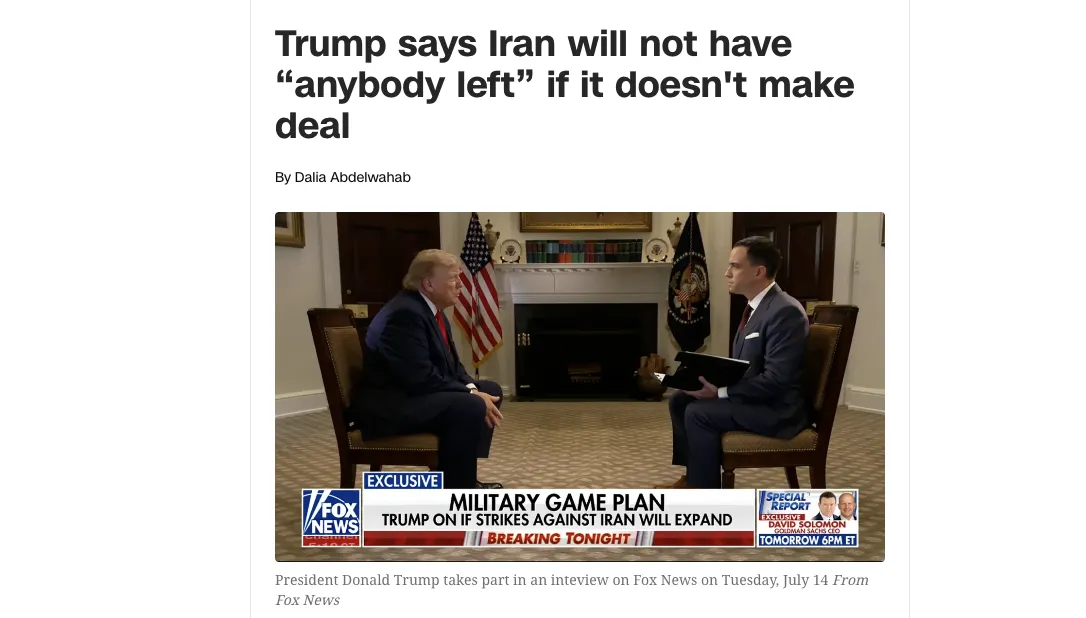 Trump Threatened Iran with New Consequences if It Withdraws from the Deal – CNN
