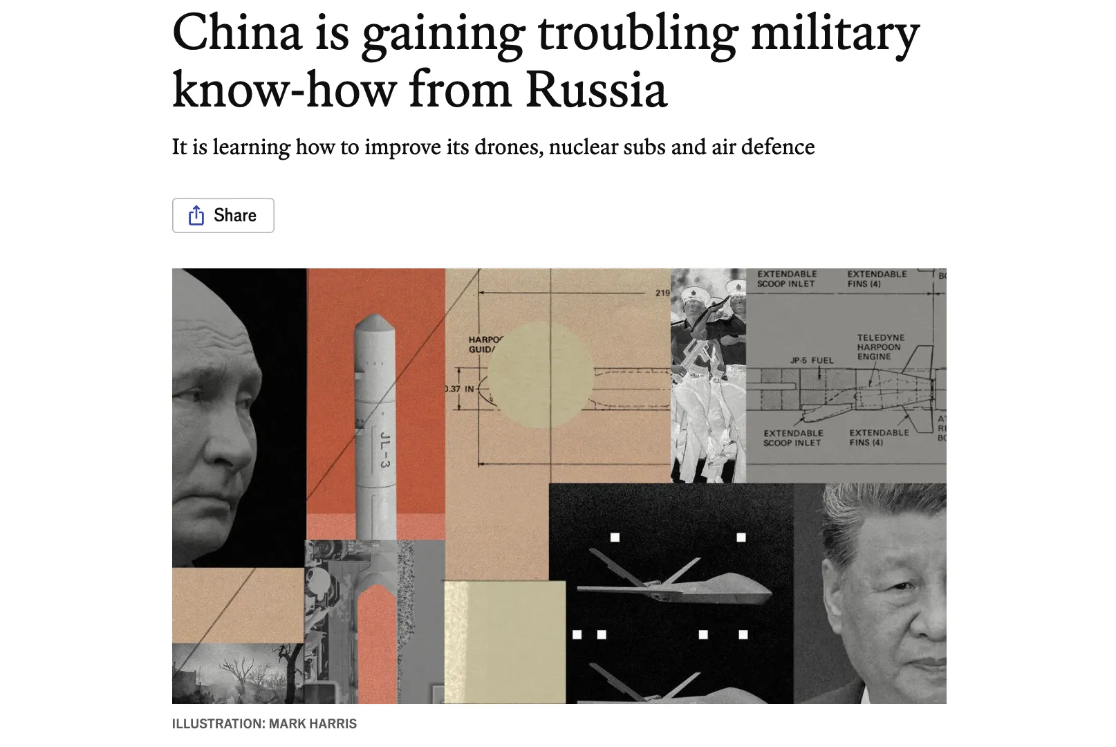 Россия может помогать Китаю готовиться к войне за Тайвань — The Economist
