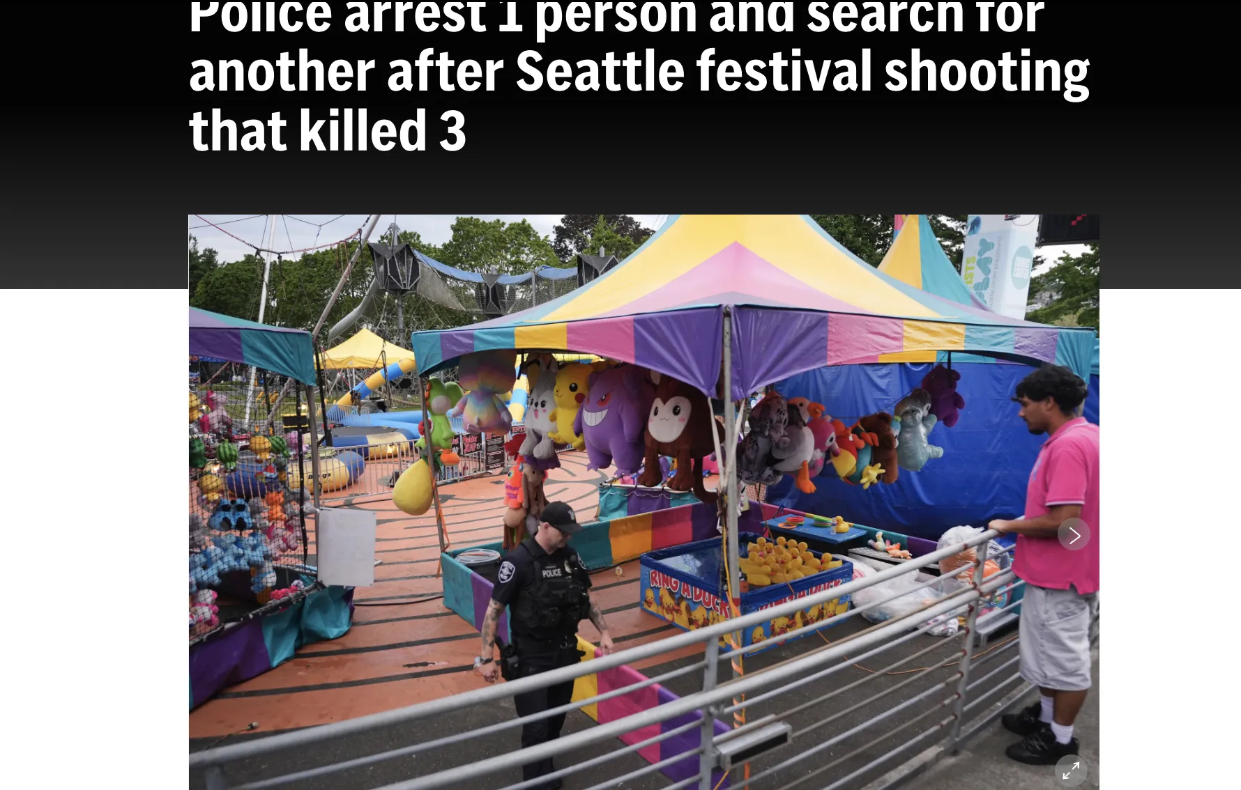 Video: Two Dead in Shooting at Seattle Festival — Associated Press