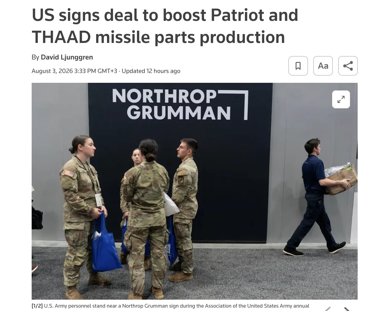 США інвестують понад $3 млрд у збільшення виробництва ракет Patriot і THAAD – Reuters