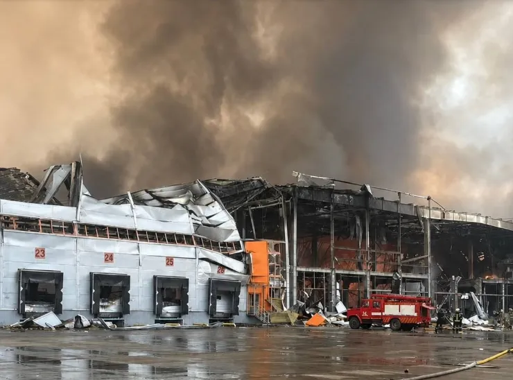 Russia destroyed a Bosch Ukraine warehouse near Kyiv
