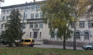 Фото, видео: «Киевгорстрой» расстреляли из гранатомета