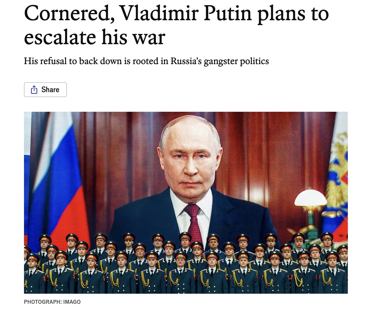 Після візиту глави ЦРУ Путін заявив оточенню, що його повісять — The Economist