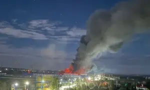 Фото, відео: Росія п'яту добу поспіль атакує Київ та область