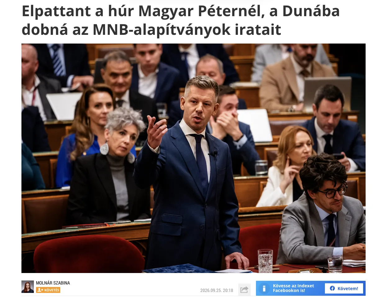 Петер Мадьяр отреагировал на подозрение по делу о телефоне