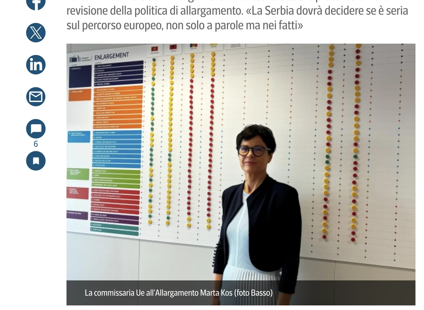 Eurokomisarz oświadczyła, że Ukraina nie otrzyma ulgowych warunków wstąpienia do UE