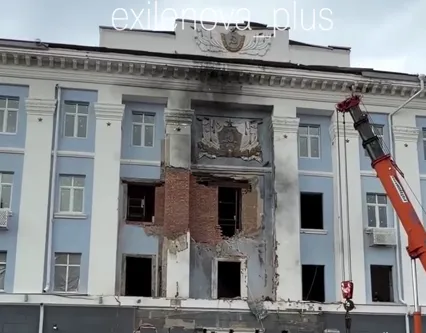 У Бєлгороді дрони атакували магазин і будівлю УМВС