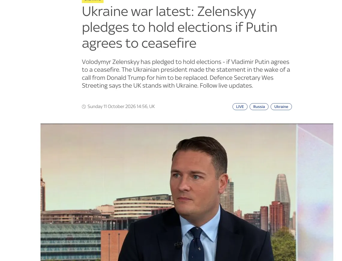President Zelenskyy explains the conditions for holding elections in Ukraine