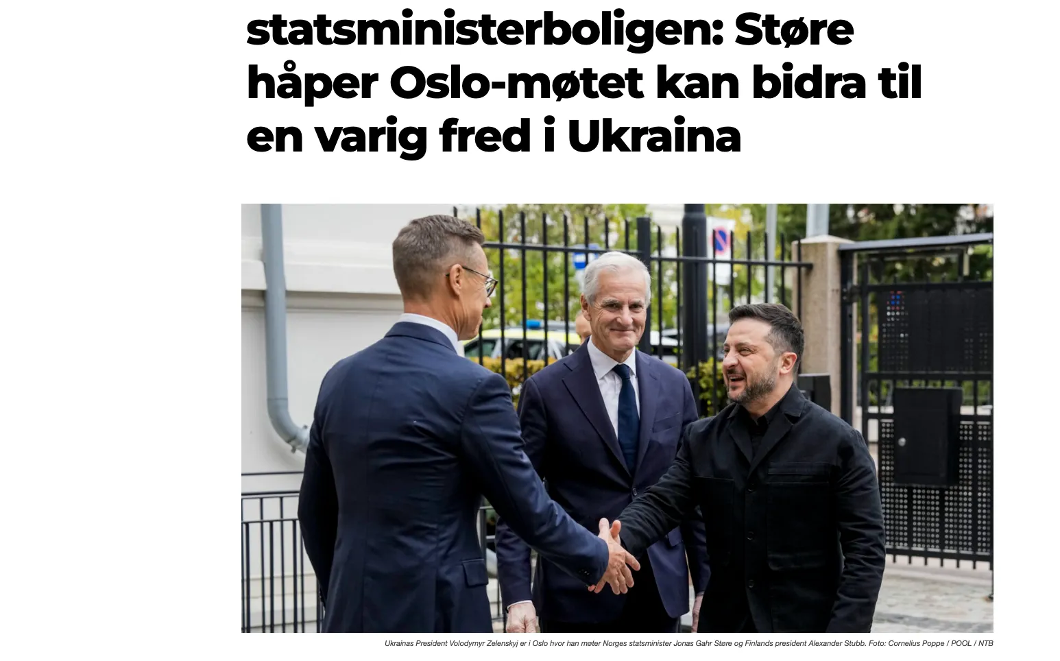 Witkoff powróci do Oslo po spotkaniu z Putinem — iNyheter