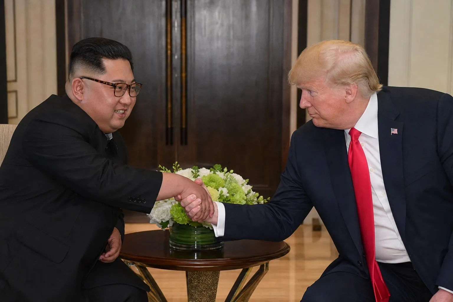 韩国情报部门认为特朗普与金正恩会晤存在可能