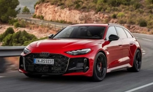 Перші фото нової Audi RS5: універсал і ліфтбек з гібридним двигуном