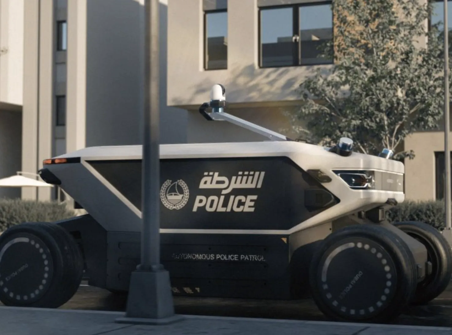 Роботи з штучним інтелектом прибирають пляжі Дубая вночі