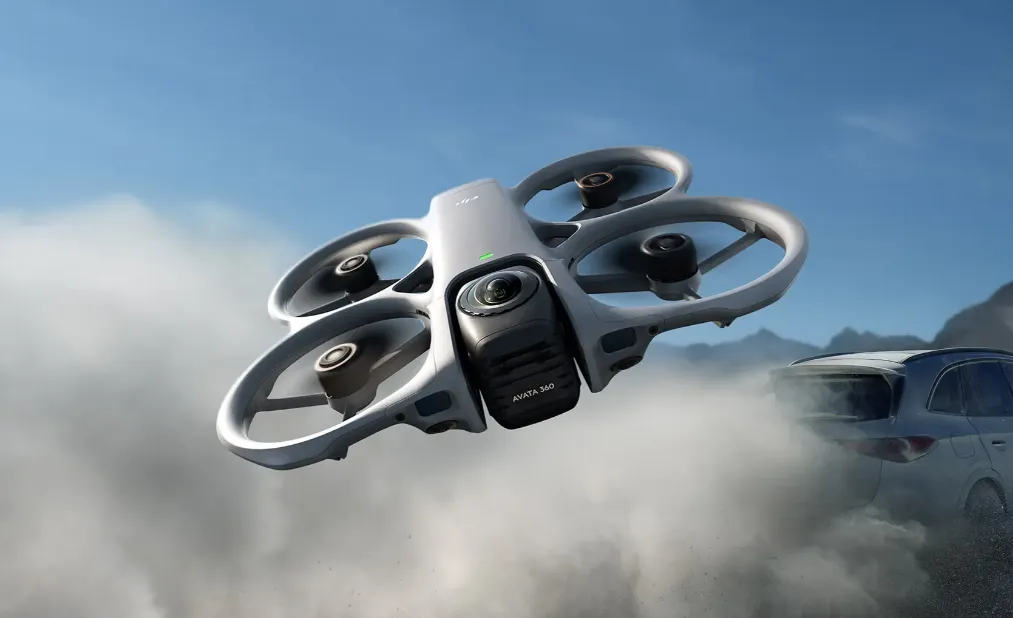 DJI представила свій перший дрон з круговою зйомкою 360 градусів