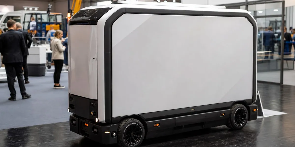 Stellantis unveils autonomous electric BOW cargo module in Hanover