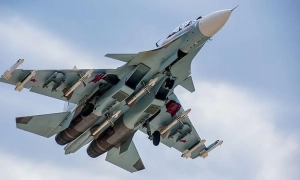 rosjanie zestrzelili własny samolot na okupowanym Krymie podczas odpierania ataków dronów