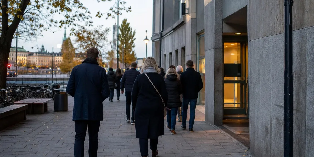 Left bloc narrowly leads right-wing bloc in Swedish election