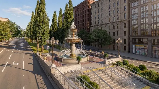 В Києві на місці пам'ятника Леніну облаштують фонтан