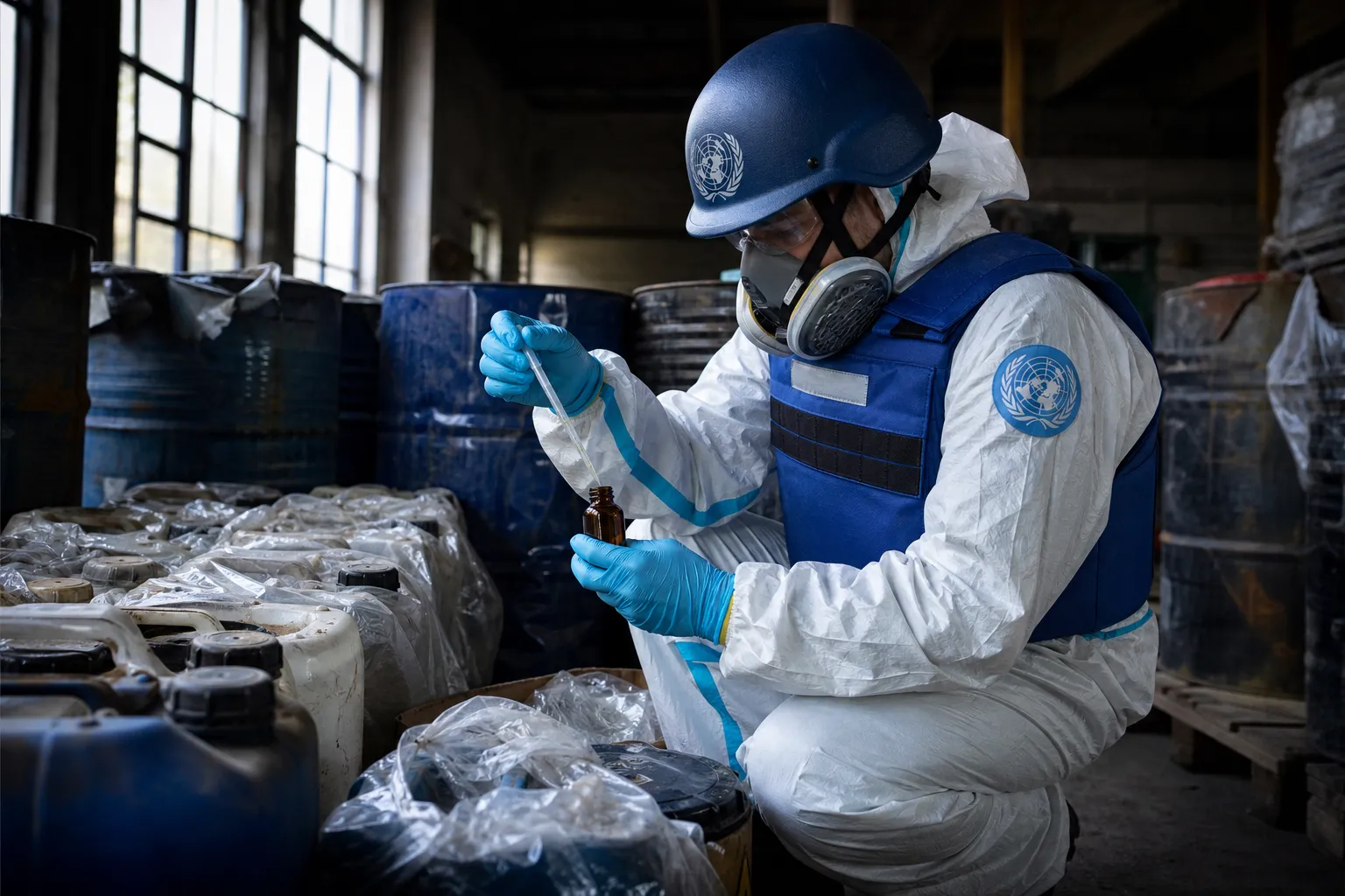 Syria begins destroying chemical weapons materials