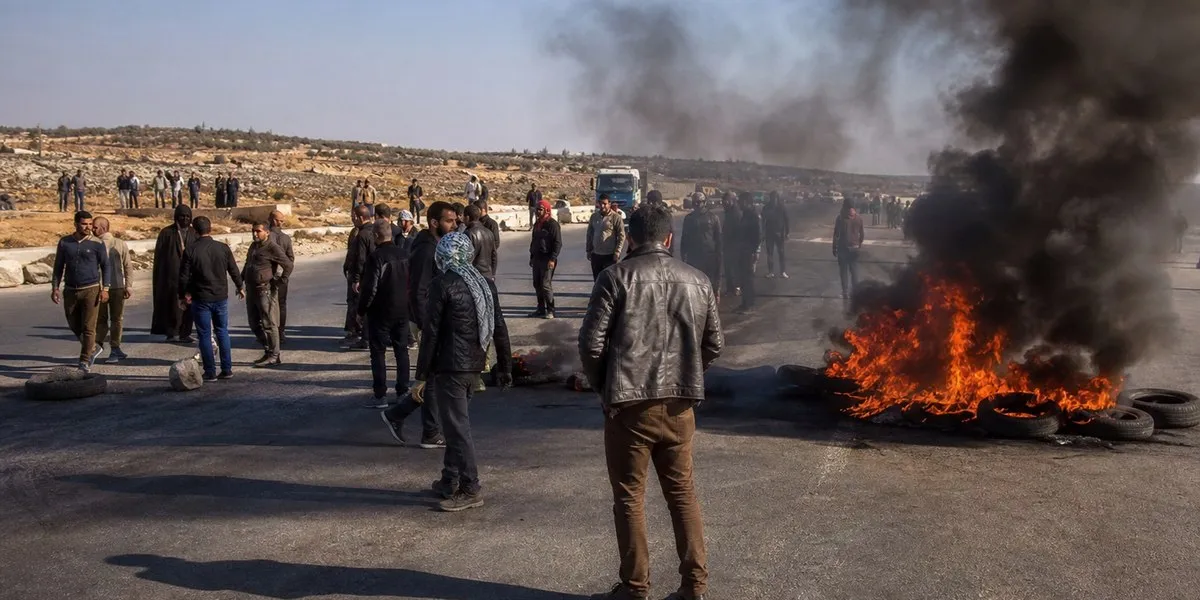 Mass protests erupt in Syria over sharp fuel price hike