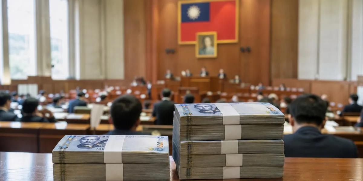 Parlament Tajwanu posunął projekt ustawy o wypłatach NT$20 000 — Taipei Times