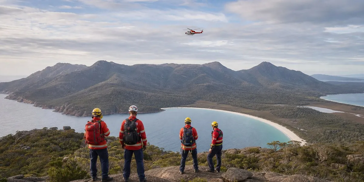 In Tasmania, a couple who went missing during a walk was evacuated by helicopter — ABC News Australia