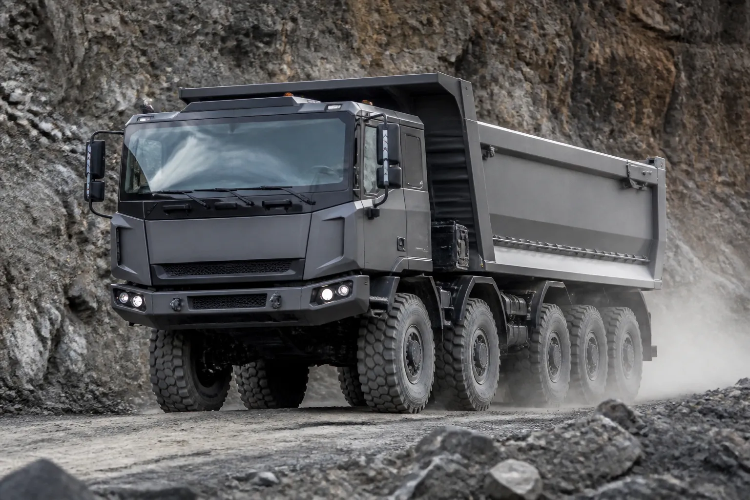 Tatra представила першу електричну вантажівку Force e-Drive BEV 8x8