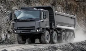 Tatra представила першу електричну вантажівку Force e-Drive BEV 8x8