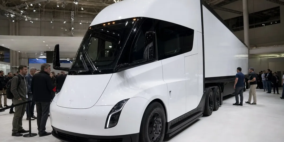 特斯拉发布欧洲版 Semi，宣称续航里程约550公里