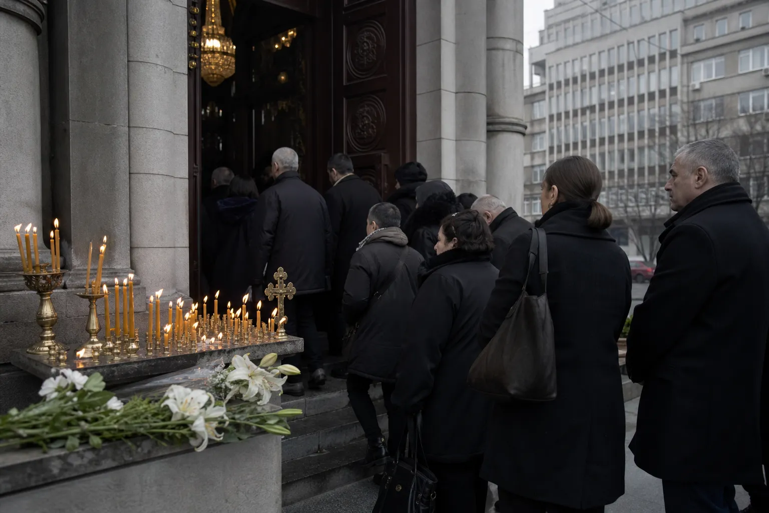 В Сербии тысячи людей собрались на похороны Ратко Младича