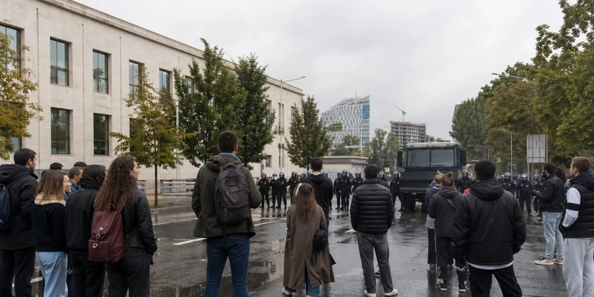 23 protesters detained in Tirana during clashes near ministry — Balkan Insight