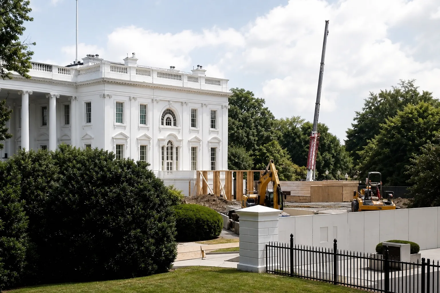 Трамп обратился в Верховный суд США с просьбой разрешить продолжить строительство бального зала